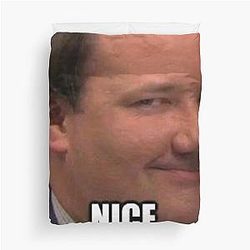 The Office Kevin Malone Michael Scott Dwight Schrute Duvet Cover