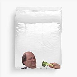 Kevin Broccoli - The Office Duvet Cover