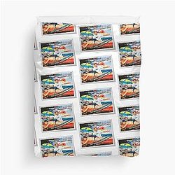 The Office Jamaica Michael Postcard Duvet Cover
