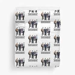 The Office US - I Would Rather Be Feared or Loved Both I Want People to Be Afraid of How Much They Love Me Quote Duvet Cover