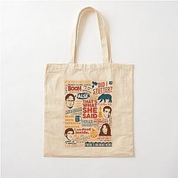 All the Best Quotes from The Office That's What She Said Cotton Tote Bag