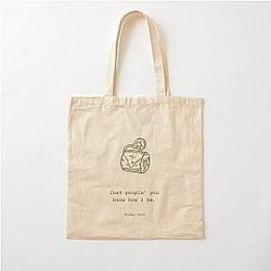 Michael Scott quote from The Office Whimsical Bathroom Art Collection Cotton Tote Bag