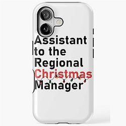Funny The Office Christmas Assistant Regional Manager iPhone Tough Case