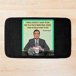 The Office I Knew What To Do Bath Mat