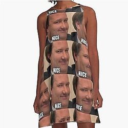 The Office Kevin Malone Michael Scott Dwight Schrute A-Line Dress