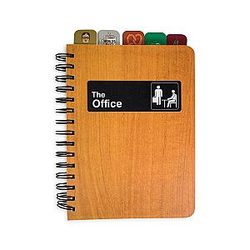 The Office Tabbed 288 Page Spiral Notebook Bound Journal With Lined Paper Home School Supplies For College Gifts