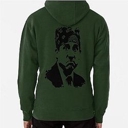 The Office Prison Mike Steve Carrell Pullover Hoodie
