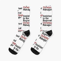 The Office Christmas Manager Socks