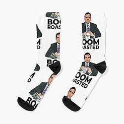The Office Michael Scott Boom Roasted Socks