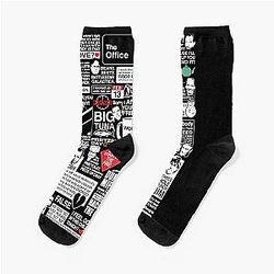 Wise Words From The Office - Office Quotes Socks