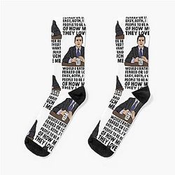 The Office Michael Scott Feared or Loved Socks