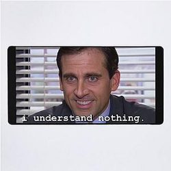 I Understand Michael Scott The Office Desk Mat