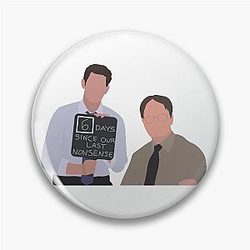The Office Jim Halpert Schrute Pin