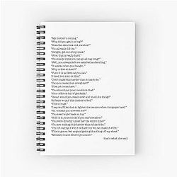 Every That's What She Said From Office Spiral Notebook