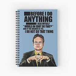 The Office Dwight K Schrute Spiral Notebook