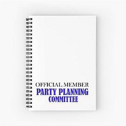 The Office Party Planning Committee Spiral Notebook