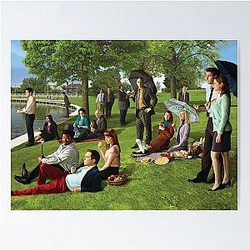 Seurat The Office Edition Poster