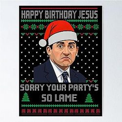 Funny The Office Christmas Party Michael Scott Christmas Poster
