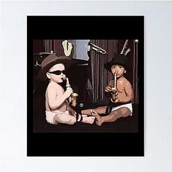 The Office Angela Saxophone Babies Poster