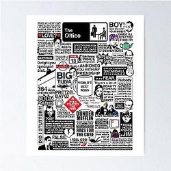 Wise Words From The Office - The Office Quotes Poster