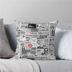Wise Words From The Office - The Office Quotes Throw Pillow