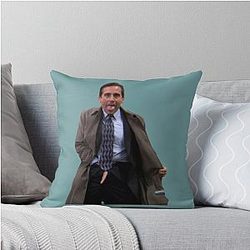 Michael Scott Flashing The Office Throw Pillow
