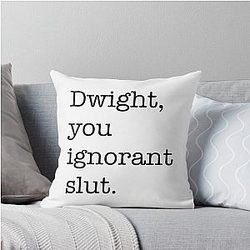 Dwight The Office Quote Throw Pillow