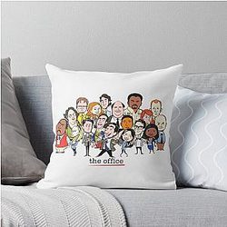 The Office Cast TV Throw Pillow
