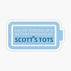 Scott's Tots - The Office Sticker