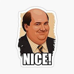 Kenin Malone - The Office Sticker