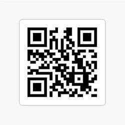 The Office Fire Drill QR Code Sticker