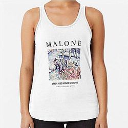 The Office Kevin Malone A Recipe Passed Down From Malon's For Generations Racerback Tank Top
