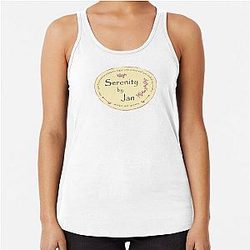 Serenity by Jan's Candles Racerback Tank Top