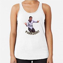Parkour The Office Racerback Tank Top