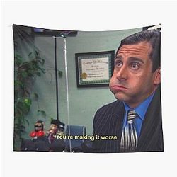 The Office Michael Scott Tapestry
