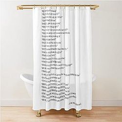 Every That's What She Said Office Shower Curtain