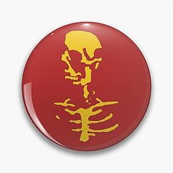 The Offspring Smash Skeleton Design Pin