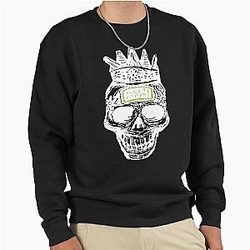 Skull or The Offspring Ixnay on the Hombre White Version Pullover Sweatshirt