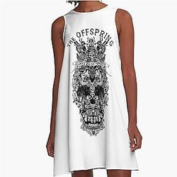The Offspring Official Black Ixnay on the Hombre A-Line Dress