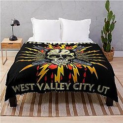 The Offspring Rock Band Throw Blanket