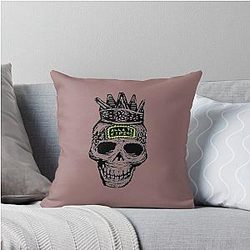 Skull, Ixnay on the Hombre - The Offspring Throw Pillow