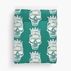 Skull Ixnay on the Hombre The Offspring White Duvet Cover