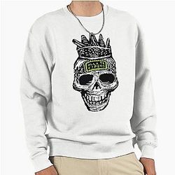 Skull on the Hombre The Offspring Pullover Sweatshirt