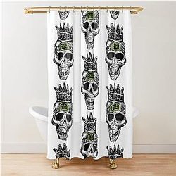 Skull Ixnay on the Hombre The Offspring Shower Curtain
