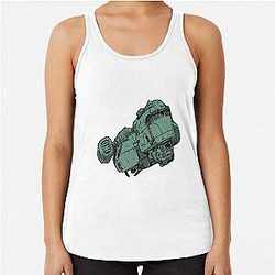The Unreliable Space Ship The Outer Worlds Racerback Tank Top