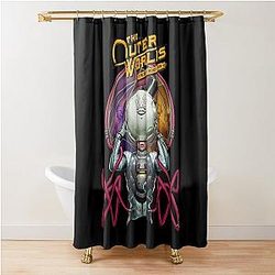 The Outer Worlds 2 - Cosmic Frontier - Gentleman Shower Curtain
