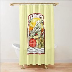 Halcyon the Outer Worlds Shower Curtain