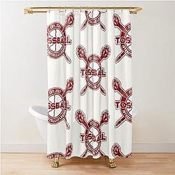 Tossball Interstellar League - The Outer World Logo Shower Curtain