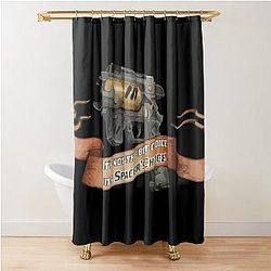 Spacer's Choice Gun - The Outer Worlds Shower Curtain