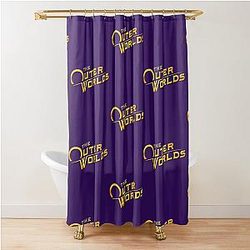 The Outer Worlds Shower Curtain